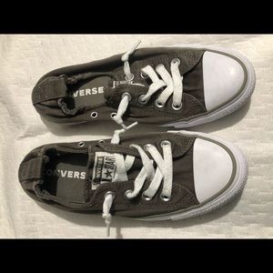 Olive Green Converse Slip On’s